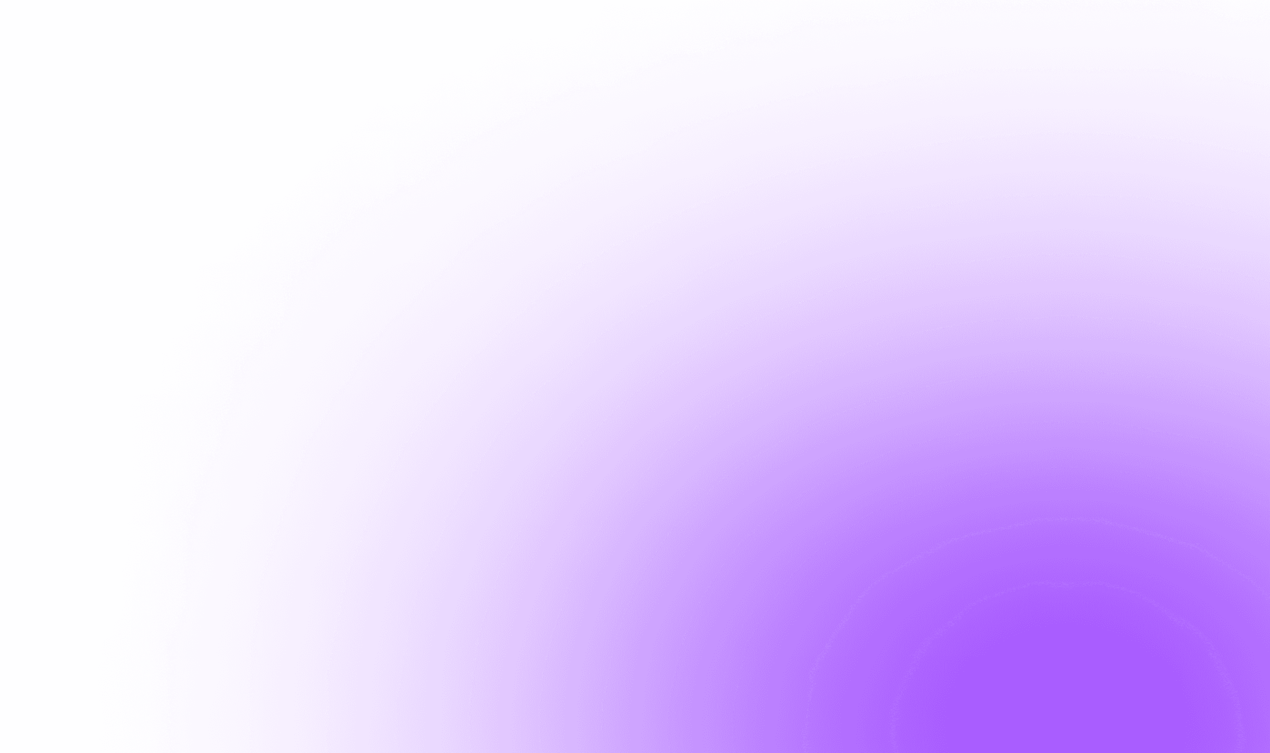 Decorative purple blur effect at the bottom of the author header