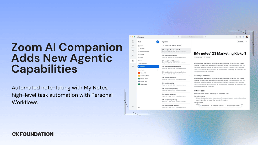 Zoom AI Companion Adds New Agentic Capabilities