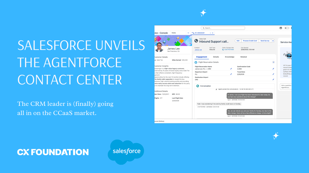 Salesforce Unveils the Agentforce Contact Center, Goes All In on CCaaS