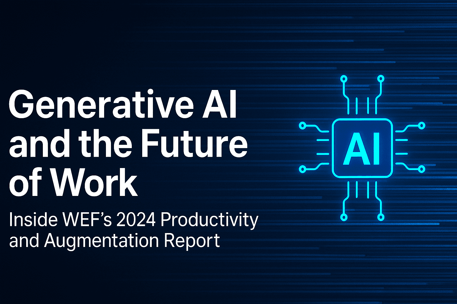 WEF 2024: How Generative AI Is Reshaping Productivity Without Replacing Jobs
