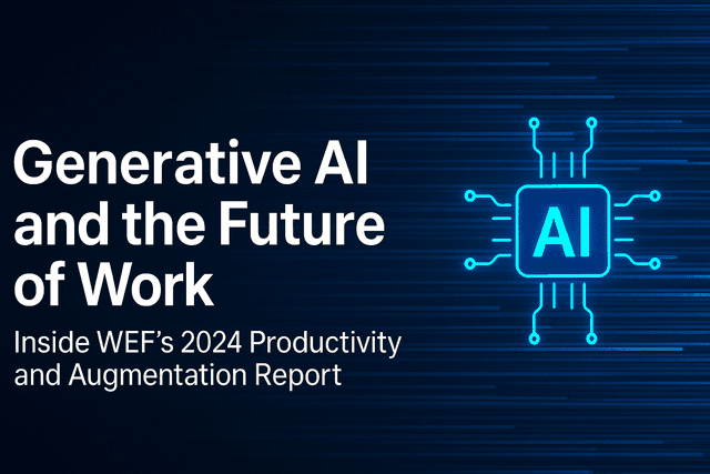WEF 2024: How Generative AI Is Reshaping Productivity Without Replacing Jobs