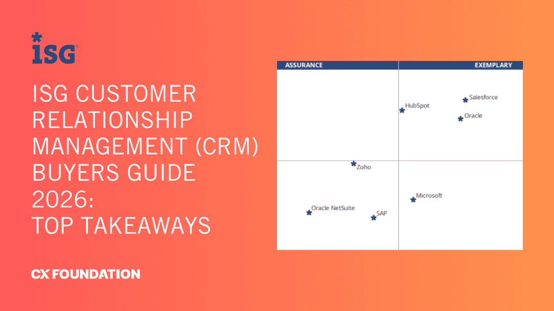 ISG CRM Buyers Guide 2026: 7 Top Takeaways