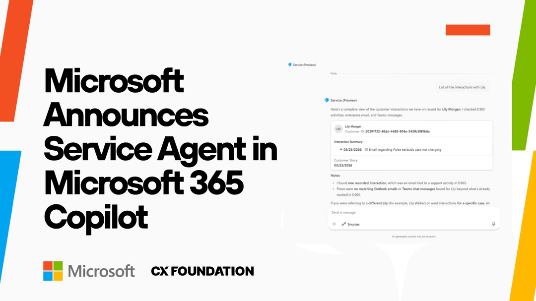 Microsoft Debuts Service Agent, Positions Copilot as the New UI for Customer Support Work