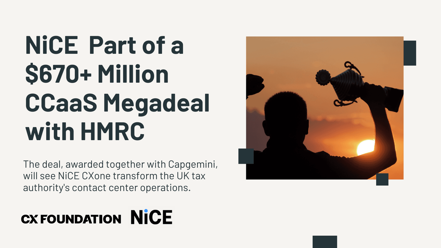 NiCE Part of a $670+ Million Megadeal to Transform HMRC’s Contact Center