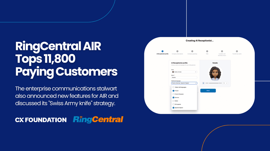 RingCentral AIR Tops 11,800 Paying Customers, Debuts Several New Features