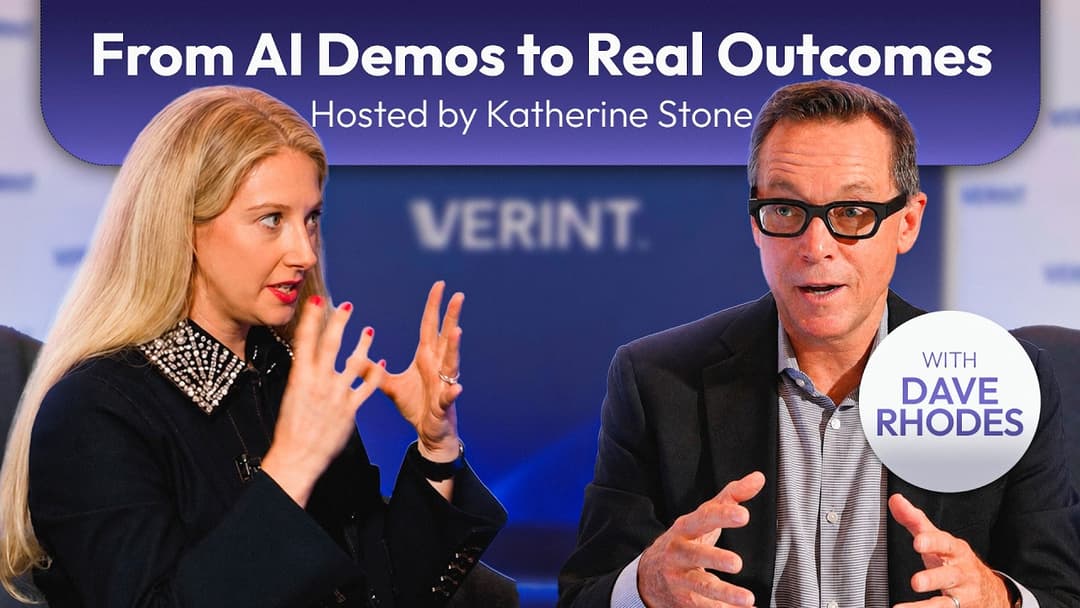 Verint CEO Dave Rhodes on AI Outcomes and Agent Factory