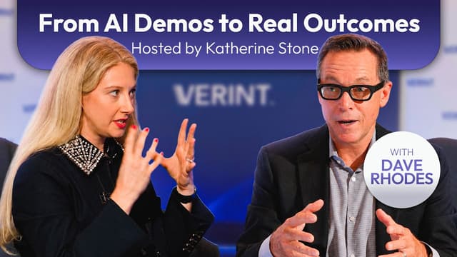 Verint CEO Dave Rhodes on AI Outcomes and Agent Factory