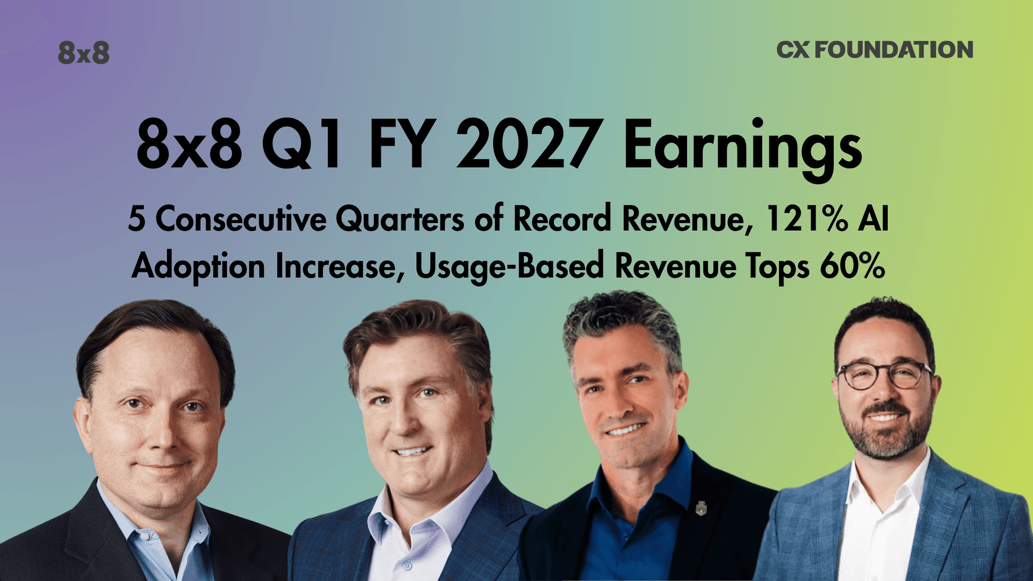 8x8 Q1 FY 2027 Earnings: Record Revenue, 121% AI Adoption Increase, Usage-Based Revenue Tops 60%