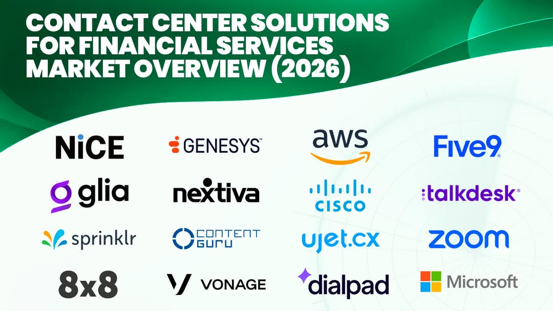 16 Contact Center Solutions for Financial Services & How They Differentiate