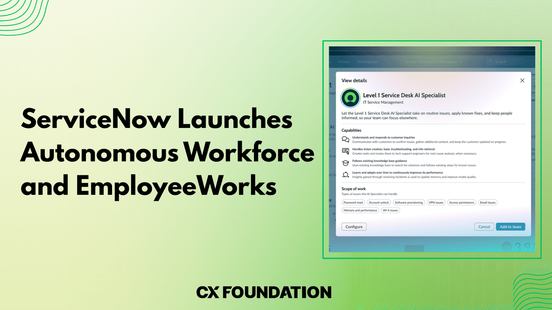 ServiceNow Launches Autonomous Workforce and EmployeeWorks