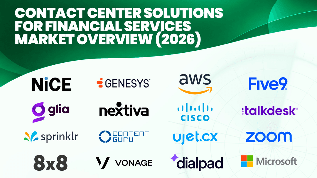 16 Contact Center Solutions for Financial Services & How They Differentiate